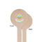 Easter Eggs Wooden 6" Stir Stick - Round - Single Sided - Front & Back