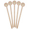 Easter Eggs Wooden 7.5" Stir Stick - Round - Fan View