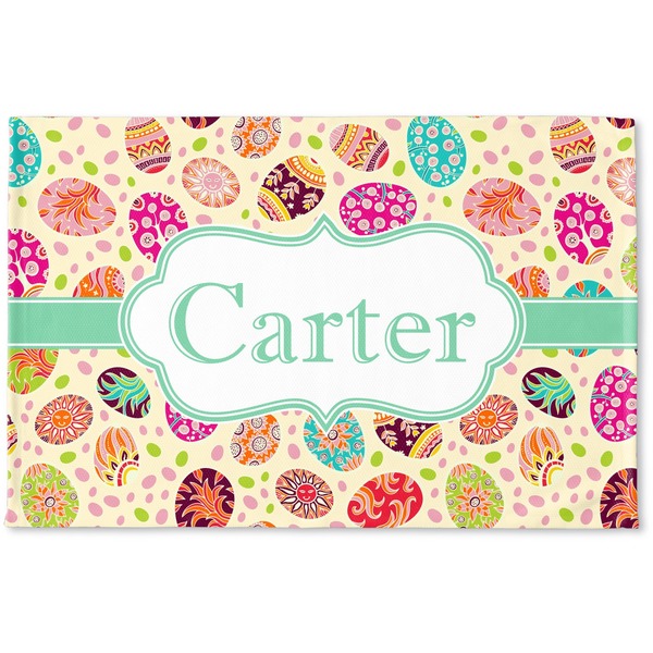 Custom Easter Eggs Woven Mat (Personalized)