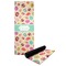 Easter Eggs Yoga Mat with Black Rubber Back Full Print View