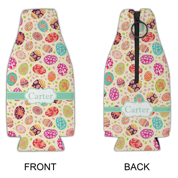 Easter Eggs Zipper Bottle Cooler - APPROVAL