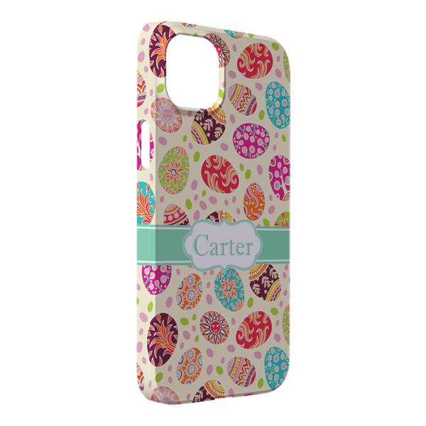 Custom Easter Eggs iPhone Case - Plastic - iPhone 14 Plus (Personalized)