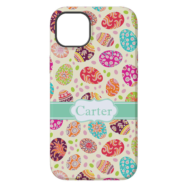 Easter Eggs iPhone 14 Plus Tough Case - Back