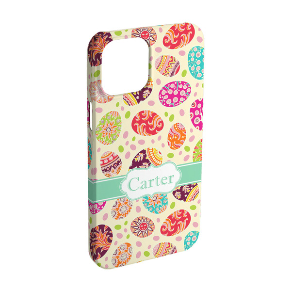 Custom Easter Eggs iPhone Case - Plastic - iPhone 15 Pro (Personalized)