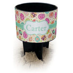 Easter Eggs Black Beach Spiker Drink Holder (Personalized)