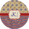 Vintage Stars & Stripes Multipurpose Round Labels - 1" (Personalized)