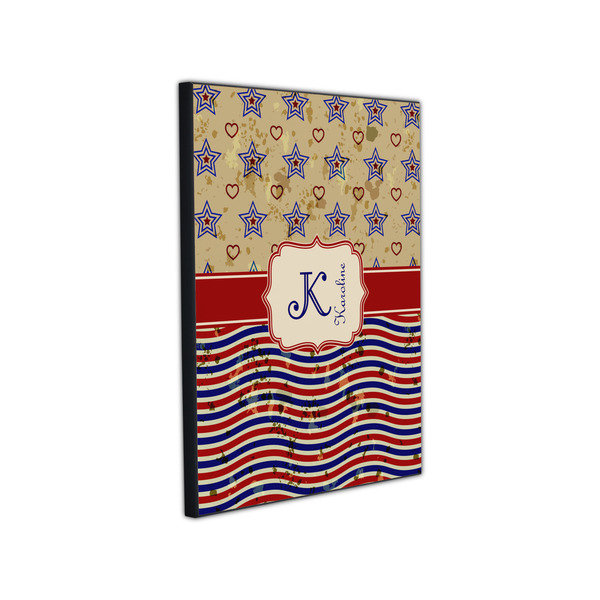 Vintage Stars & Stripes 11x14 Wood Print - Angle View