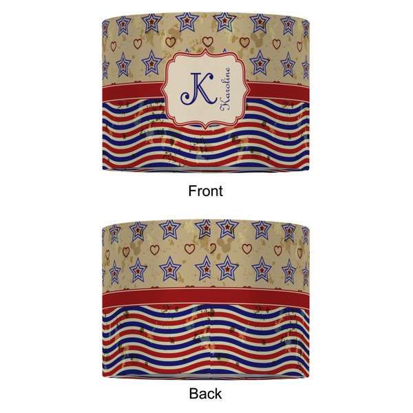 Vintage Stars & Stripes 12" Drum Lampshade - APPROVAL (Fabric)