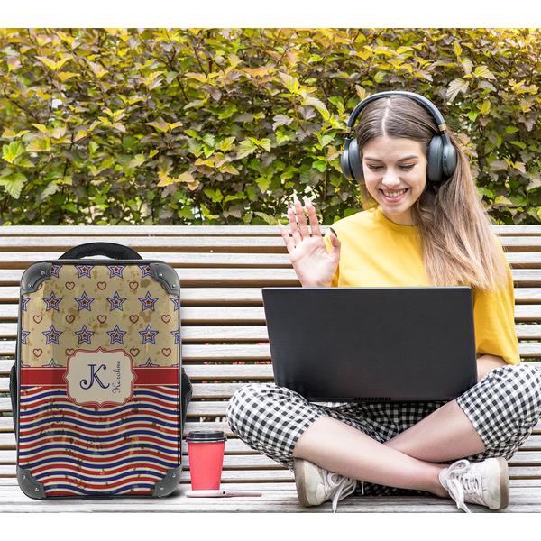 Vintage Stars & Stripes 15" Backpack - LIFESTYLE
