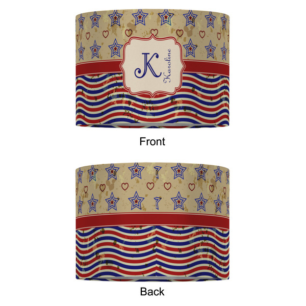 Vintage Stars & Stripes 16" Drum Lampshade - APPROVAL (Fabric)