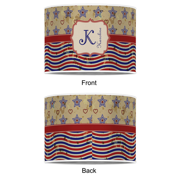 Vintage Stars & Stripes 16" Drum Lampshade - APPROVAL (Poly Film)