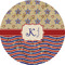 Vintage Stars & Stripes Multipurpose Round Labels - 2" (Personalized)