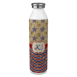Vintage Stars & Stripes 20oz Stainless Steel Water Bottle - Full Print (Personalized)