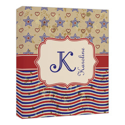 Vintage Stars & Stripes Canvas Print - 20x24 (Personalized)