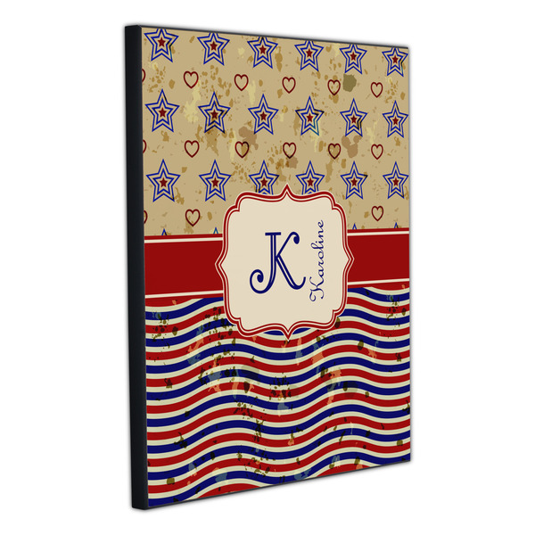 Vintage Stars & Stripes 20x24 Wood Print - Angle View