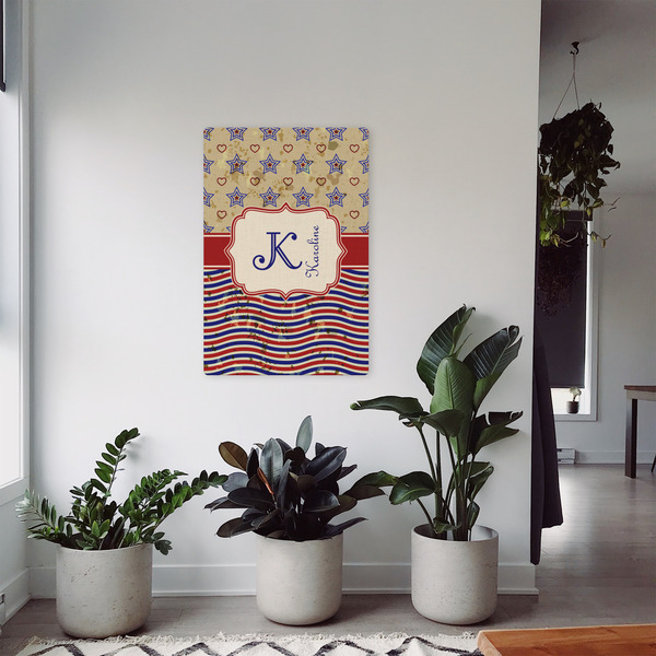 Vintage Stars & Stripes 20x30 - Canvas Print - In Context