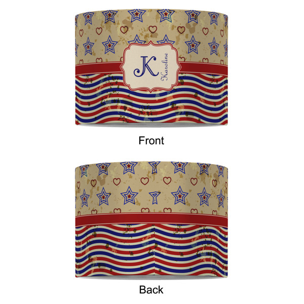 Vintage Stars & Stripes 8" Drum Lampshade - APPROVAL (Fabric)