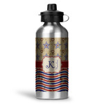 Vintage Stars & Stripes Water Bottle - Aluminum - 20 oz (Personalized)