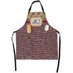 Vintage Stars & Stripes Apron With Pockets w/ Name and Initial