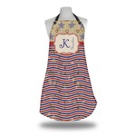 Vintage Stars & Stripes Apron w/ Name and Initial