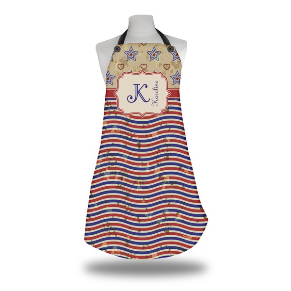 Vintage Stars & Stripes Apron on Mannequin