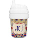 Vintage Stars & Stripes Baby Sippy Cup (Personalized)
