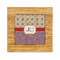 Vintage Stars & Stripes Bamboo Trivet with 6" Tile - FRONT