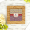 Vintage Stars & Stripes Bamboo Trivet with 6" Tile - LIFESTYLE
