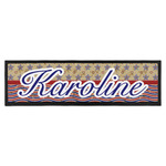 Vintage Stars & Stripes Bar Mat - Large (Personalized)