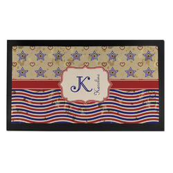 Vintage Stars & Stripes Bar Mat - Small (Personalized)