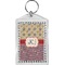 Vintage Stars & Stripes Bling Keychain (Personalized)