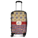 Vintage Stars & Stripes Suitcase - 20" Carry On (Personalized)