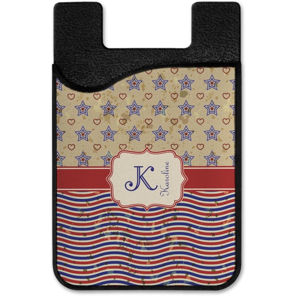 Vintage Stars & Stripes Cell Phone Credit Card Holder
