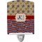 Vintage Stars & Stripes Ceramic Night Light (Personalized)