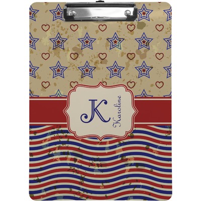 Vintage Stars & Stripes Clipboard (Personalized)