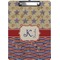 Vintage Stars & Stripes Clipboard (Letter Size) (Personalized)