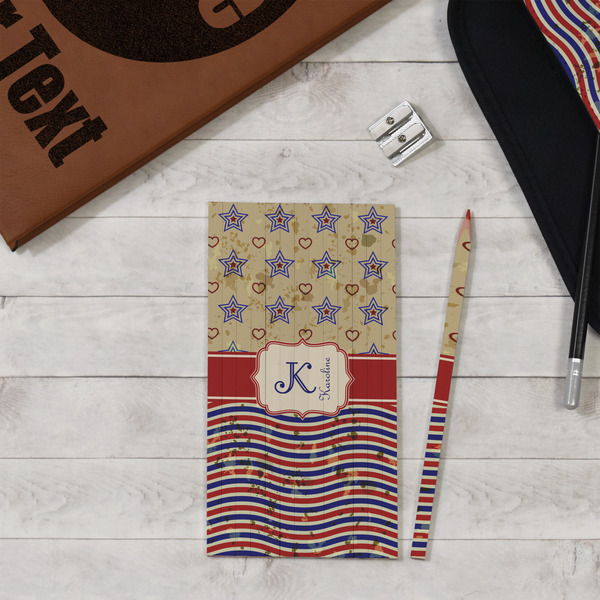 Vintage Stars & Stripes Colored Pencils - In Context