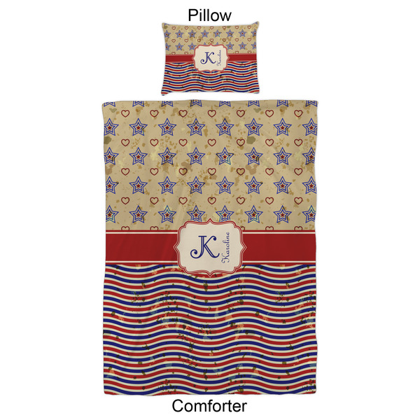 Vintage Stars & Stripes Comforter Set - Twin XL - Approval