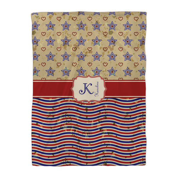 Vintage Stars & Stripes Comforter - Twin XL - Front