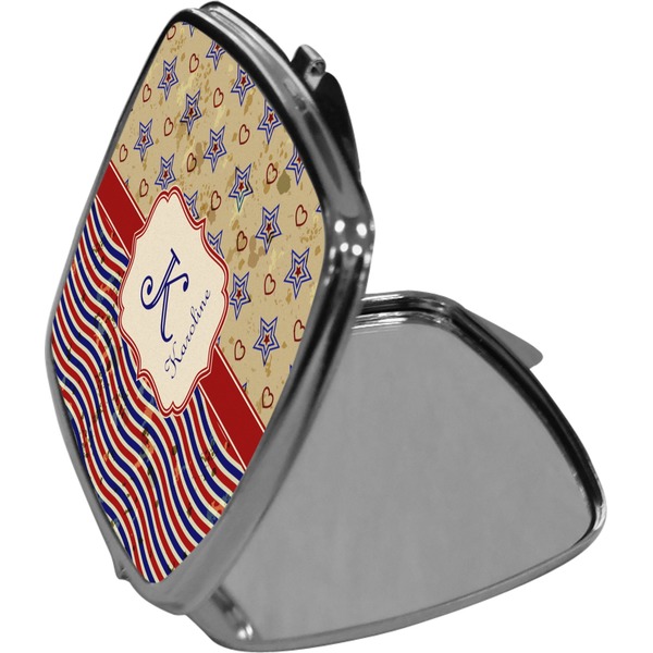 Vintage Stars & Stripes Makeup Compact
