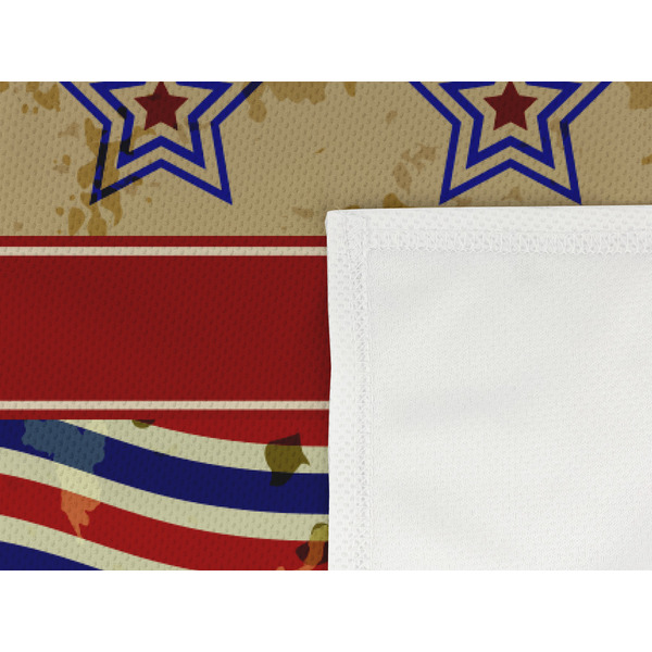 Vintage Stars & Stripes Cooling Towel- Detail
