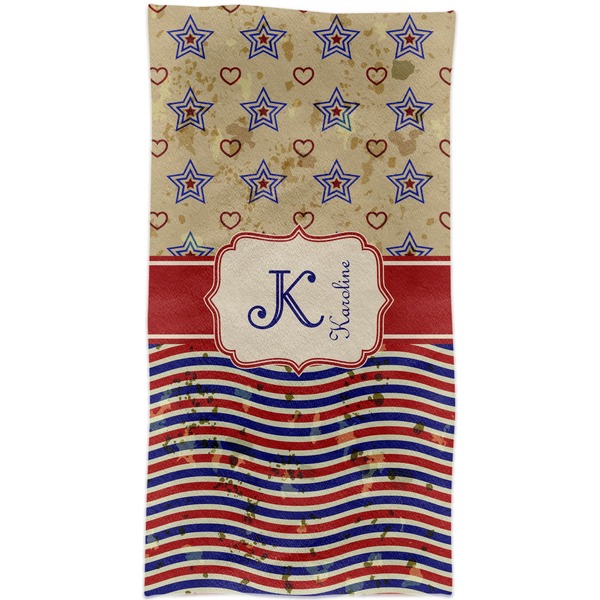 Vintage Stars & Stripes Crib Comforter/Quilt - Apvl