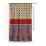 Vintage Stars & Stripes Curtain Panel - Custom Size