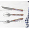 Vintage Stars & Stripes Cutlery Set - w/ PLATE