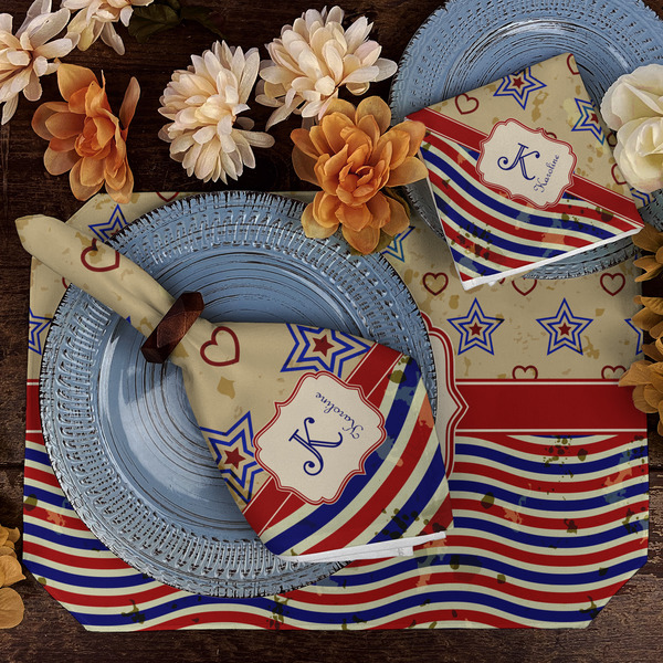 Vintage Stars & Stripes Dining Set
