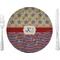 Vintage Stars & Stripes 10" Glass Lunch / Dinner Plates - Single or Set (Personalized)