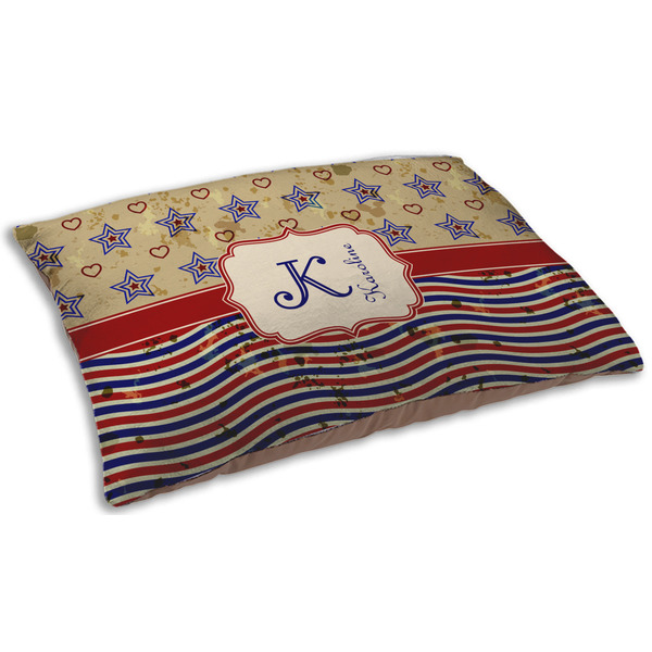 Vintage Stars & Stripes Dog Beds - SMALL