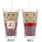 Vintage Stars & Stripes Double Wall Tumbler with Straw - Approval