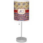 Vintage Stars & Stripes Lamp with Drum Shade (Personalized)