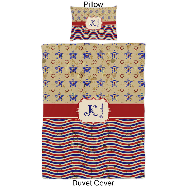 Vintage Stars & Stripes Duvet Cover Set - Twin - Approval
